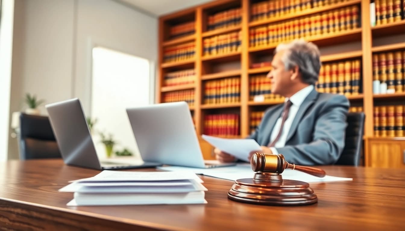 Diskussion über die Vollstreckung ausländischer Urteile in einem modernen juristischen Büro.