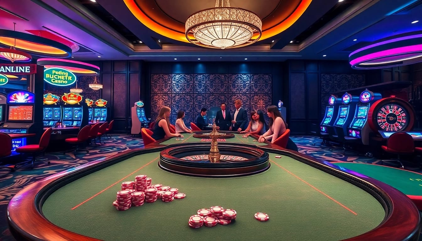 Experience thrilling gambling action at https://nhacaita88.contact/ with poker tables and slot machines.