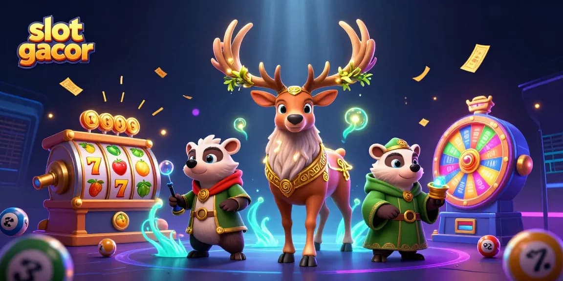 Experience exciting gameplay with slot gacor featuring dynamic slot reels and magical characters.