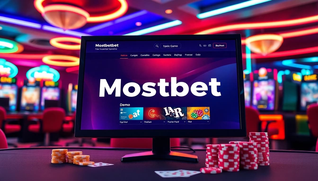 Mostbet demo mühitində onlayn kazino oyunları oynamaq detalları.