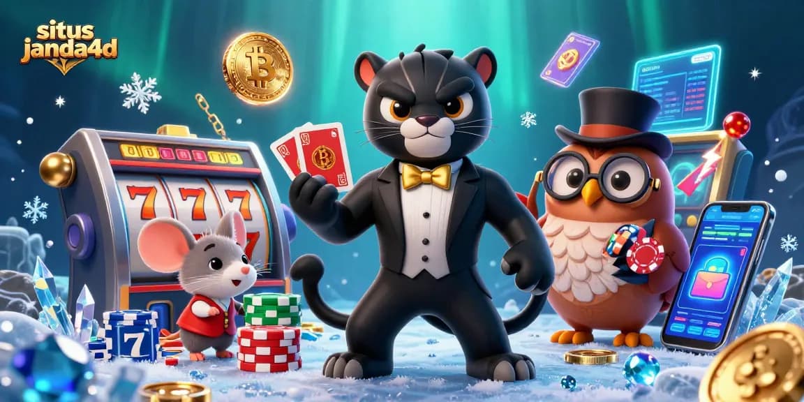 Permainan seru di situs janda4d, dengan karakter mengagumkan dan elemen kasino yang memukau