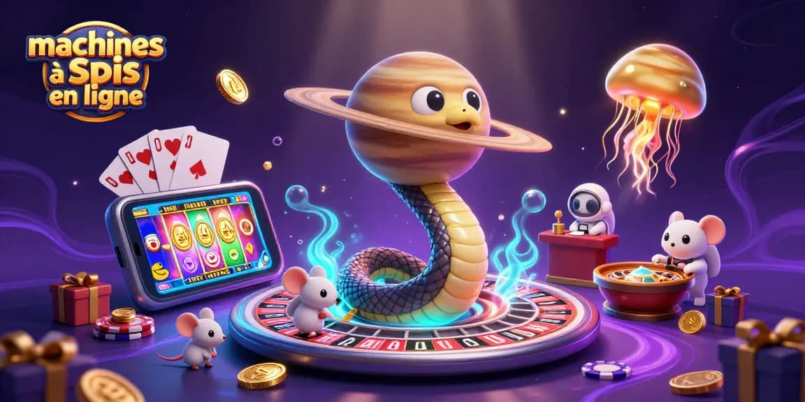 Jouez aux machines à sous en ligne avec des astronautes et des éléments de jeu captivants.