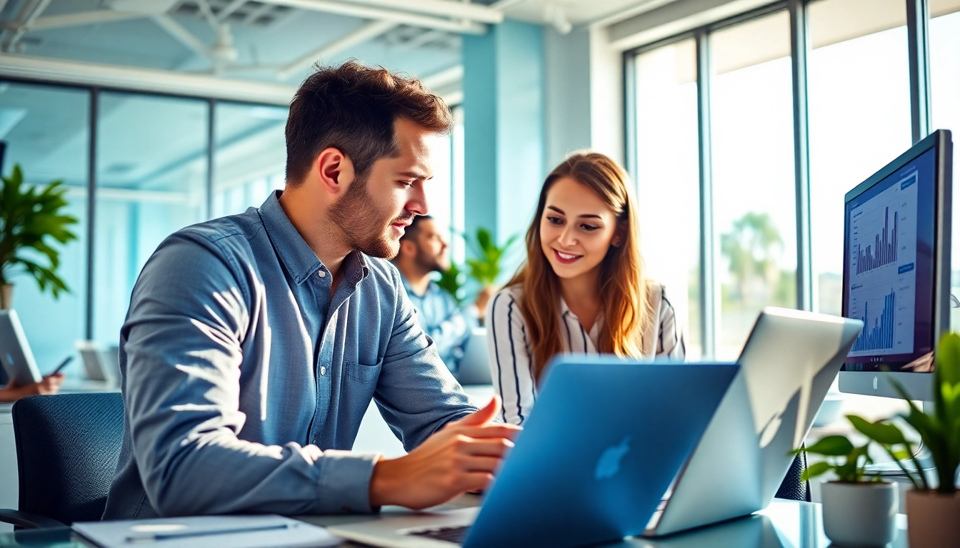 SEO Agency Clearwater showcases a dedicated team collaborating on digital marketing strategies.