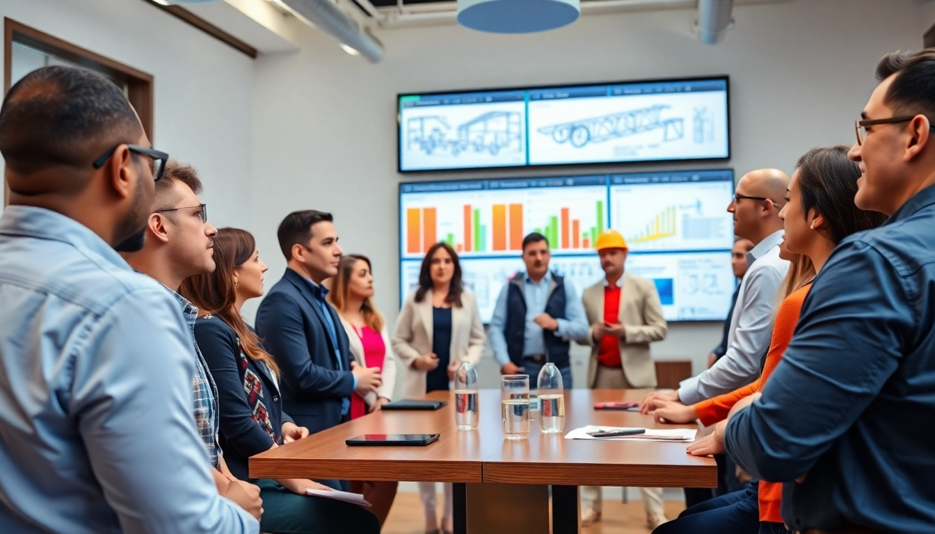 Capture dynamic construction networking events with industry leaders actively discussing projects and sharing insights.