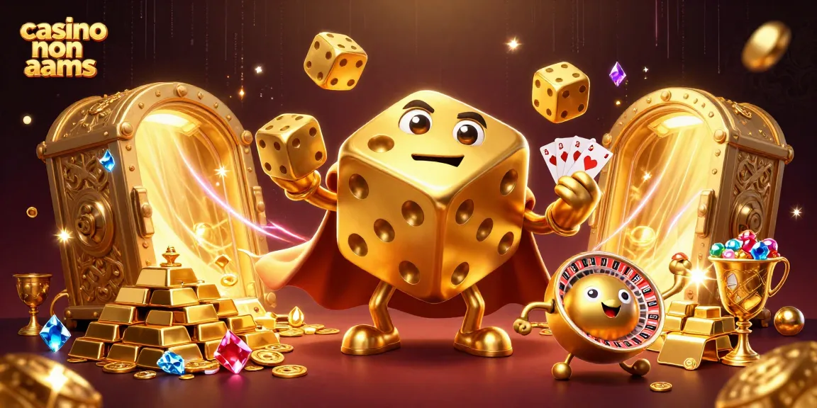 Gioca nei migliori casino non AAMS in un mondo di dadi d'oro e tesori scintillanti.