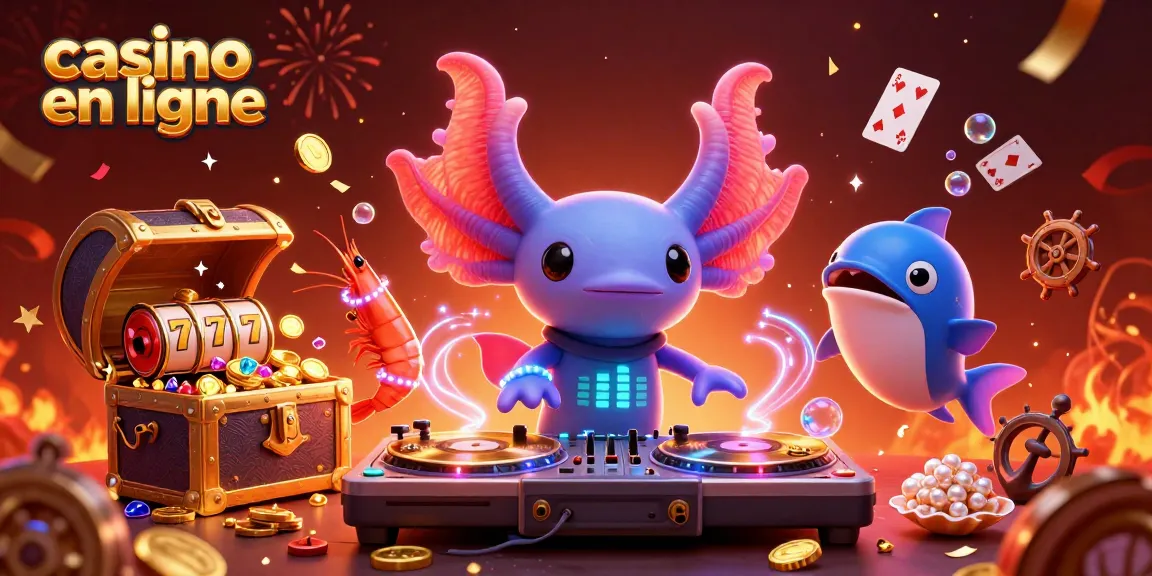 Jouez à vos jeux préférés de casino en ligne avec une ambiance festive et colorée.