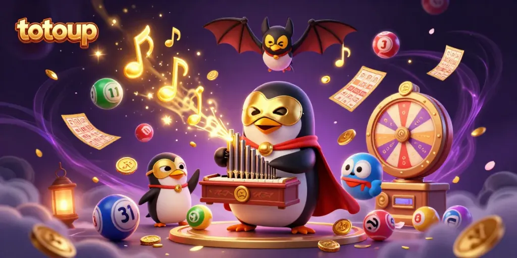 Experience the excitement of totoup with vibrant casino elements and dynamic characters in action.