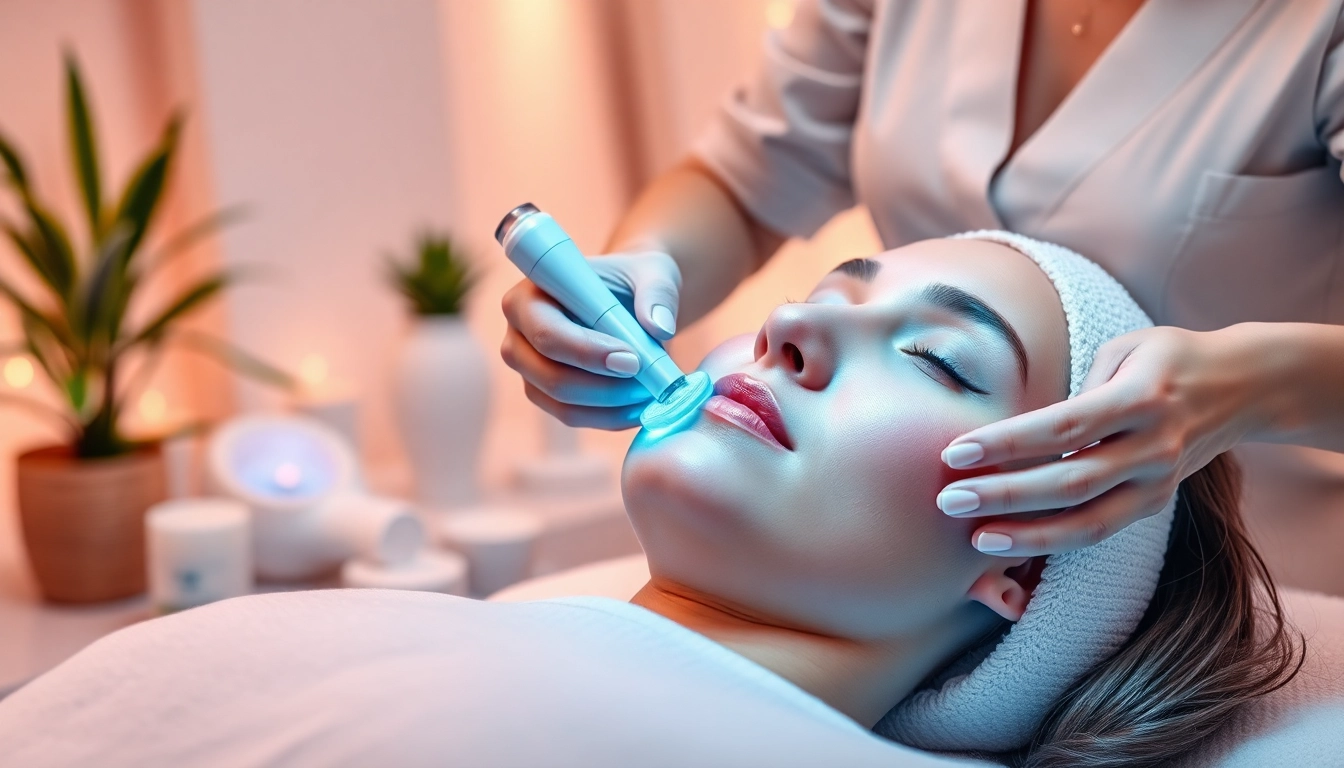 Experience Hydrodermabrasion facial Queens NY in a tranquil spa setting with a professional esthetician.