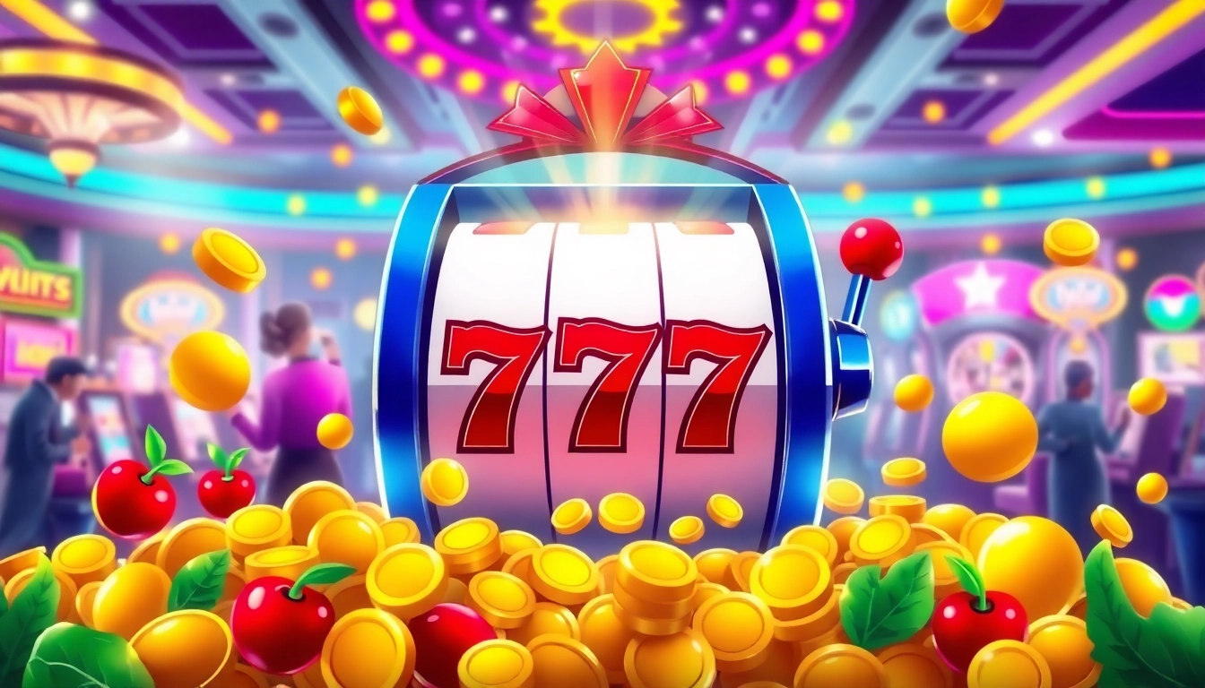Experience the thrill of slot 777 with vibrant casino graphics and exciting gameplay elements.
