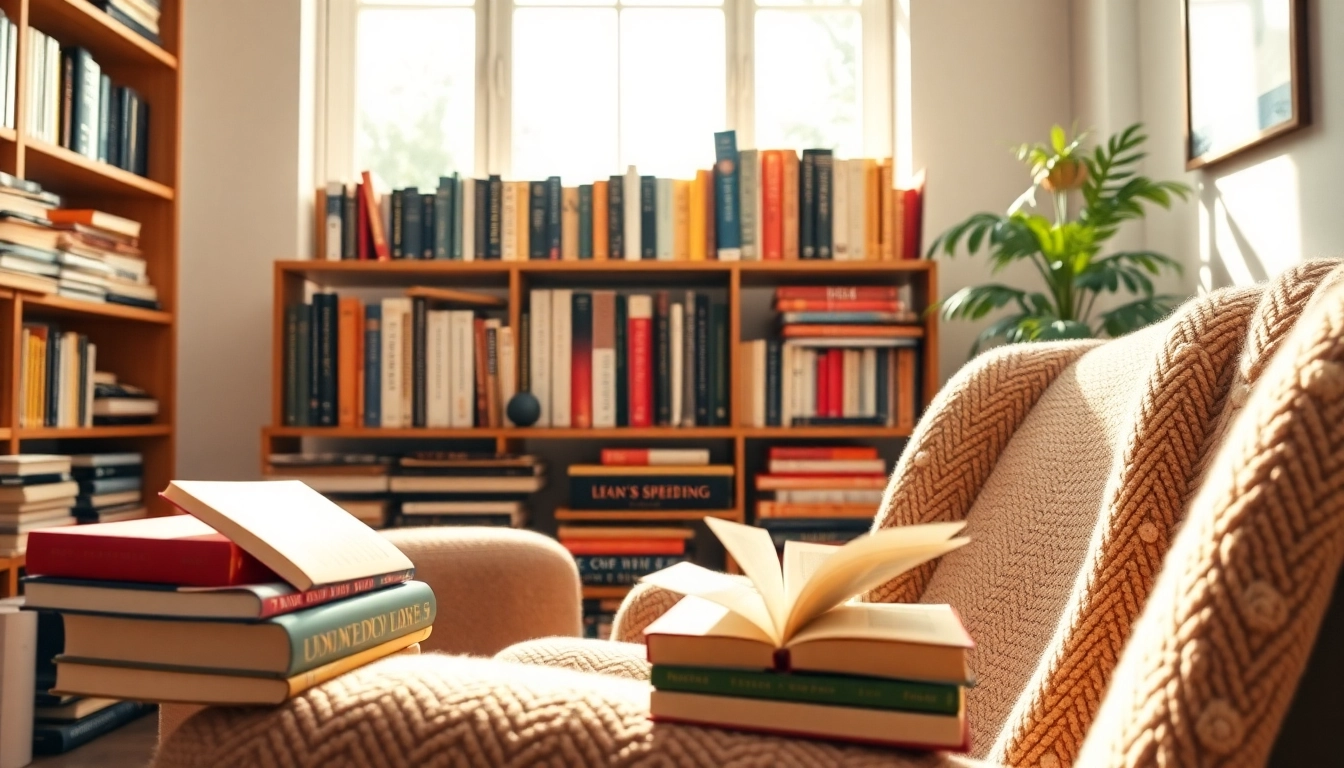 Explore the best public speaking books on a cozy, inviting bookshelf.