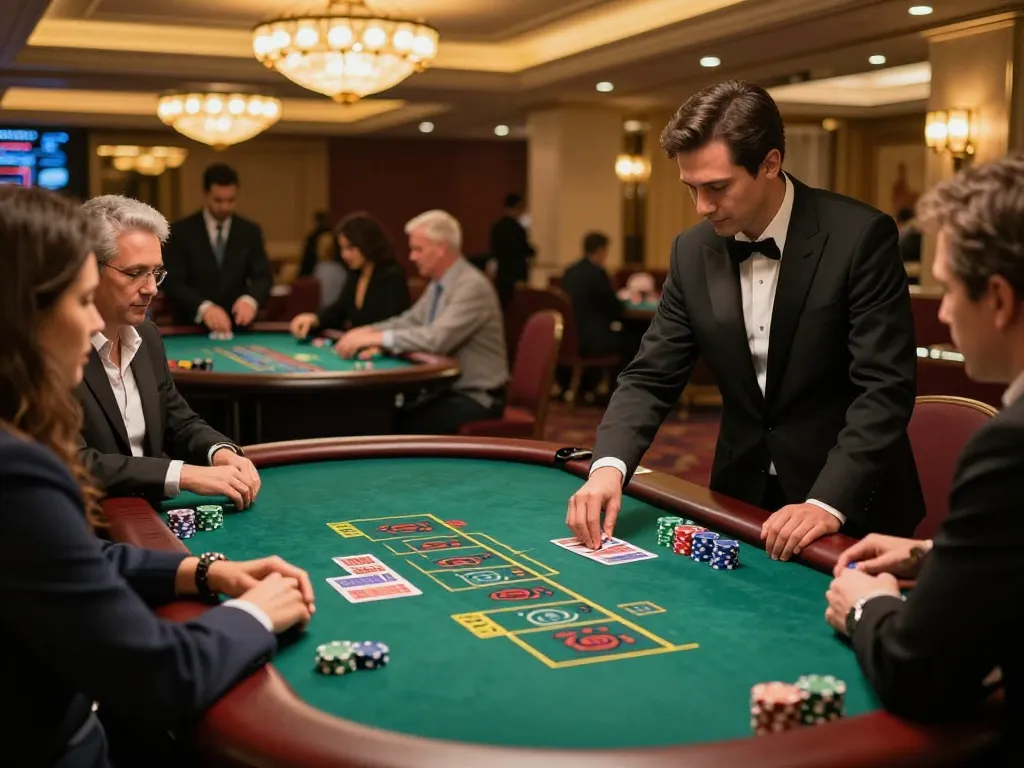 Khám phá liên kết m88 mới nhất trong khi chơi tại bàn game casino sang trọng trong một trò chơi blackjack đầy phấn khích.