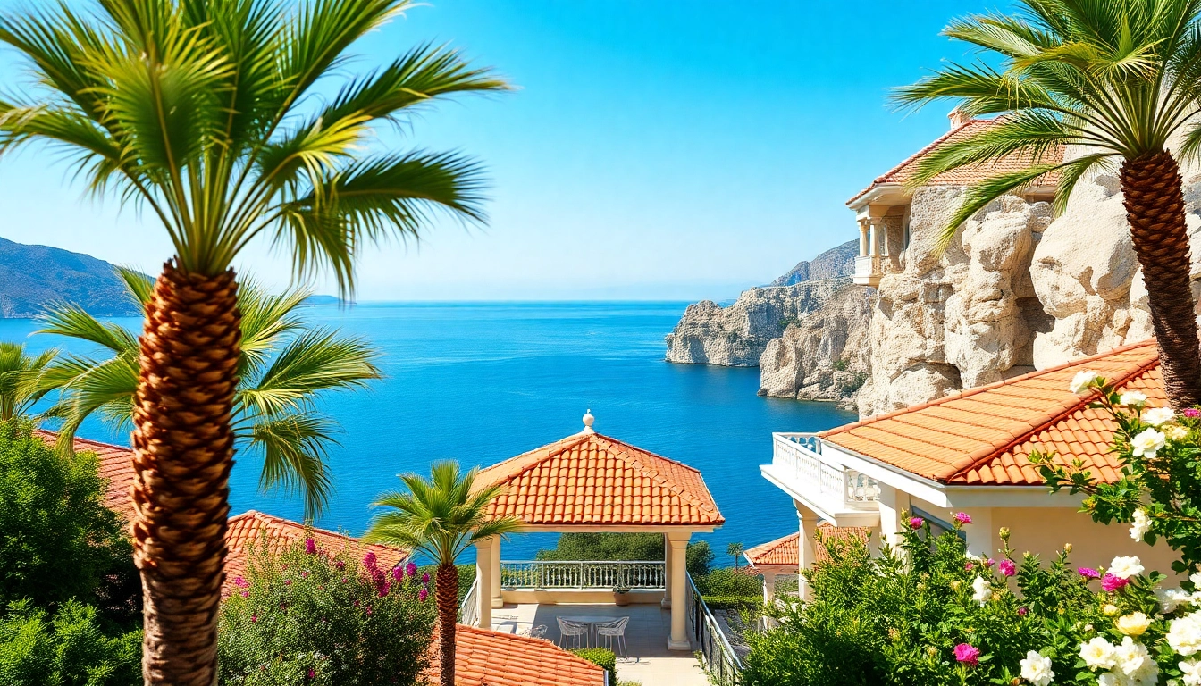 Explore beautiful Alanya Turkey homes for sale showcased against a scenic coastal backdrop.