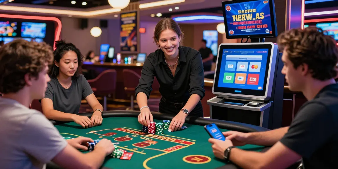 Players enjoying credit card casino games at https://alsbury.co.uk/ with vibrant atmosphere and engaging dealer