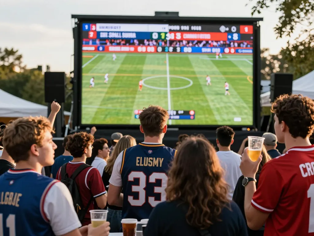 Watch live sports betting at https://rr88k1.com/ with enthusiastic fans cheering for their teams.