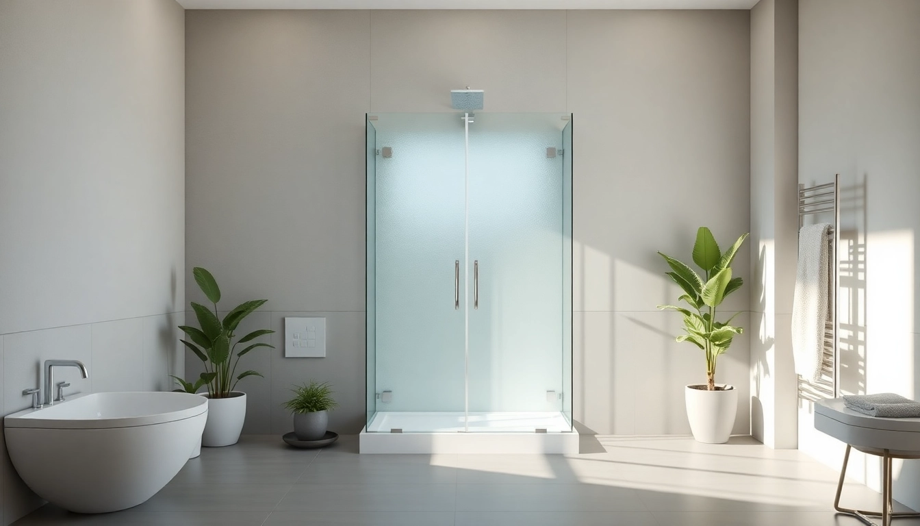 Luxurious shower uk setup in a modern bathroom with elegant accessories.