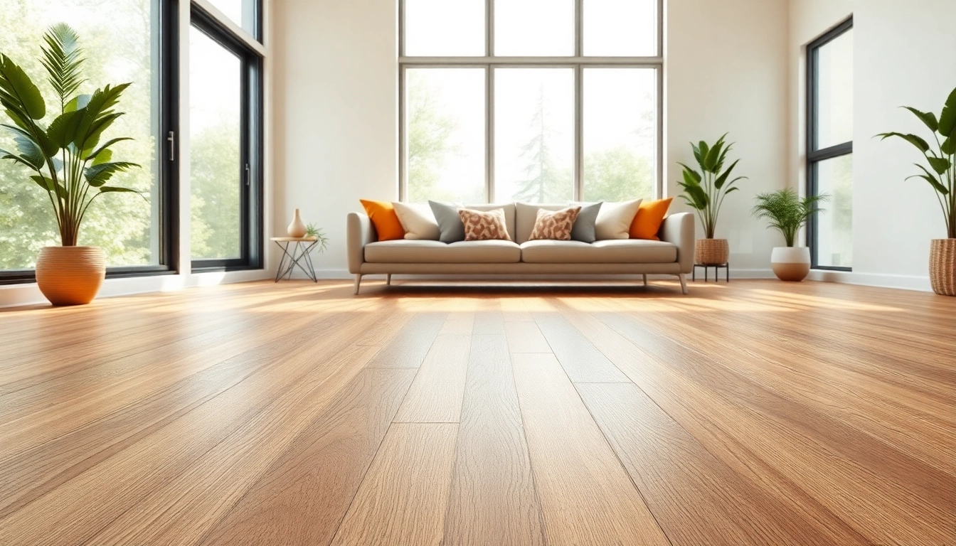 Enhance your interior with luxury vinyl plank flooring that beautifully imitates wood textures, creating a warm atmosphere.