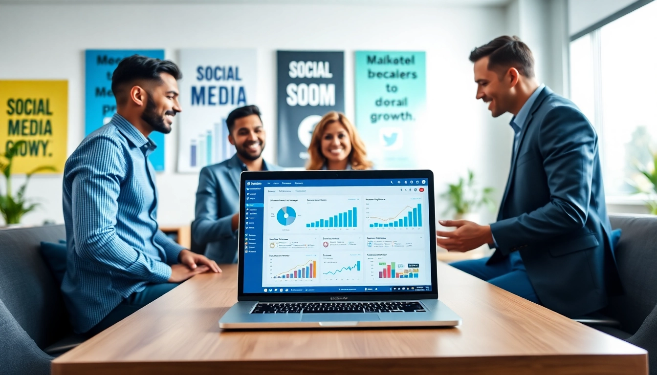 Optimize your strategies with the facebook smm panel interface displayed by marketers.