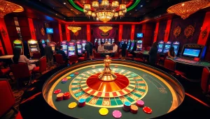 Experience a thrilling night at the casino with https://xx88.bar/ as players engage in roulette excitement.