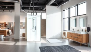 Sonni sanitär GmbH präsentiert hochwertige Badprodukte in modernem Ambiente.