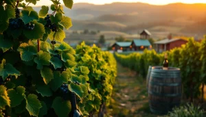 Visit charming wineries in Clarksburg with picturesque vineyards and rustic settings.