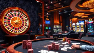 Gamble at the high-stakes table in a luxury online casino environment at https://rr88.wales/ while enjoying vibrant games.