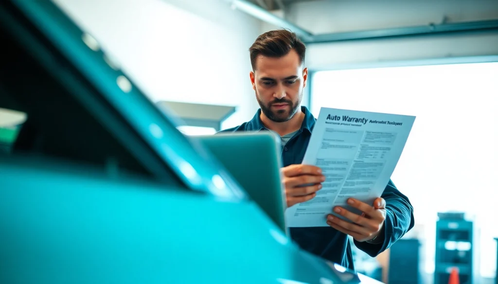 Understand how much does an extended auto warranty cost per month as a mechanic examines a vehicle.