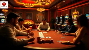 Experience the thrill of gambling at https://taigo88.team/ with intense poker action and vibrant casino atmosphere.