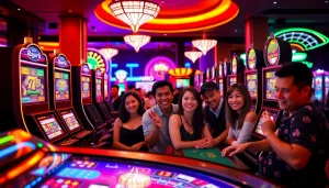 Experience excitement with slot demo mahjong at lively casino machines.