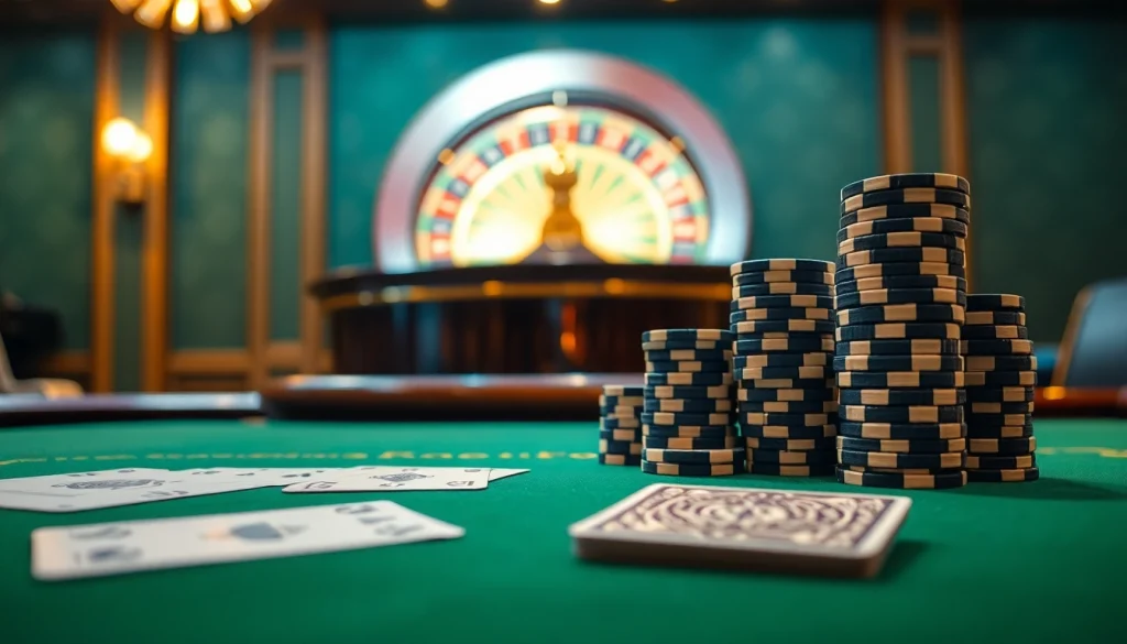 Play at https://789cluber.com/ with exciting poker chips and a vibrant roulette wheel.