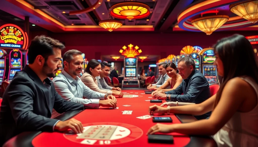 Discover the excitement of cs2 gambling sites reddit through gamblers at a vibrant casino table.