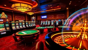 Experience the thrill of playing ww88 in a vibrant casino setting with action-packed tables.