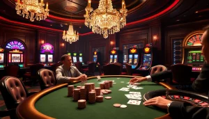 Découvrez la vitalité du meilleur casino en ligne 2026 avec des tables de poker animées et un éclairage glamour.