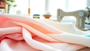 Bekijk zachte stof voor kleding in diverse kleuren en texturen, perfect voor naai-projecten.