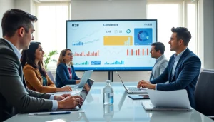 Enhance b2b competitive intelligence insights during a dynamic team meeting.