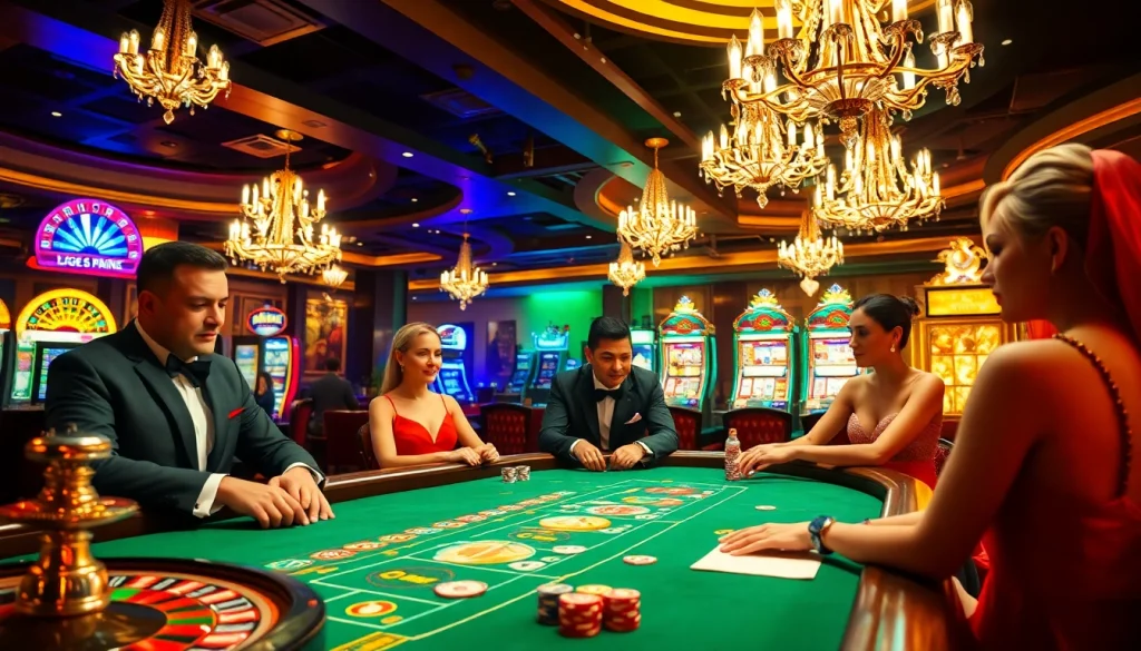 Vivez l'excitation au meilleur casino en ligne 2026 avec du poker à enjeux élevés et une ambiance de jeu vibrante.