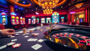 Vivez l'excitation du meilleur casino en ligne 2026 avec des machines à sous de luxe et des tables de poker vibrantes.