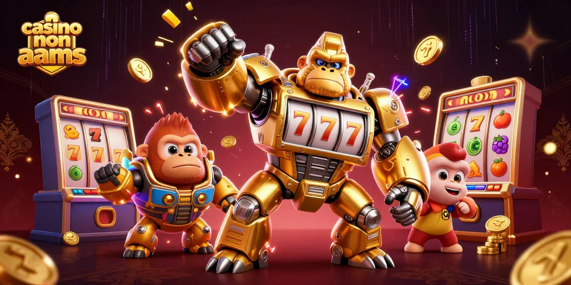 Scopri i migliori casino non AAMS con il mech gorilla dorato tra slot e vincite esplosive.