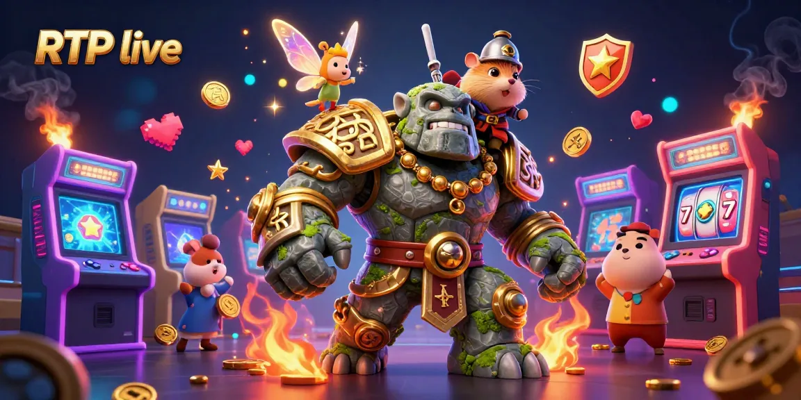 Engage with RTP live slots featuring vibrant 3D illustrations and magical gaming elements.