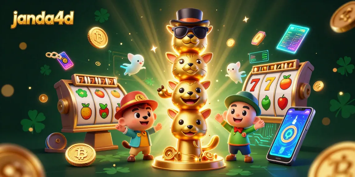 Putar slot di janda4d dengan totem dan koin crypto menyenangkan.